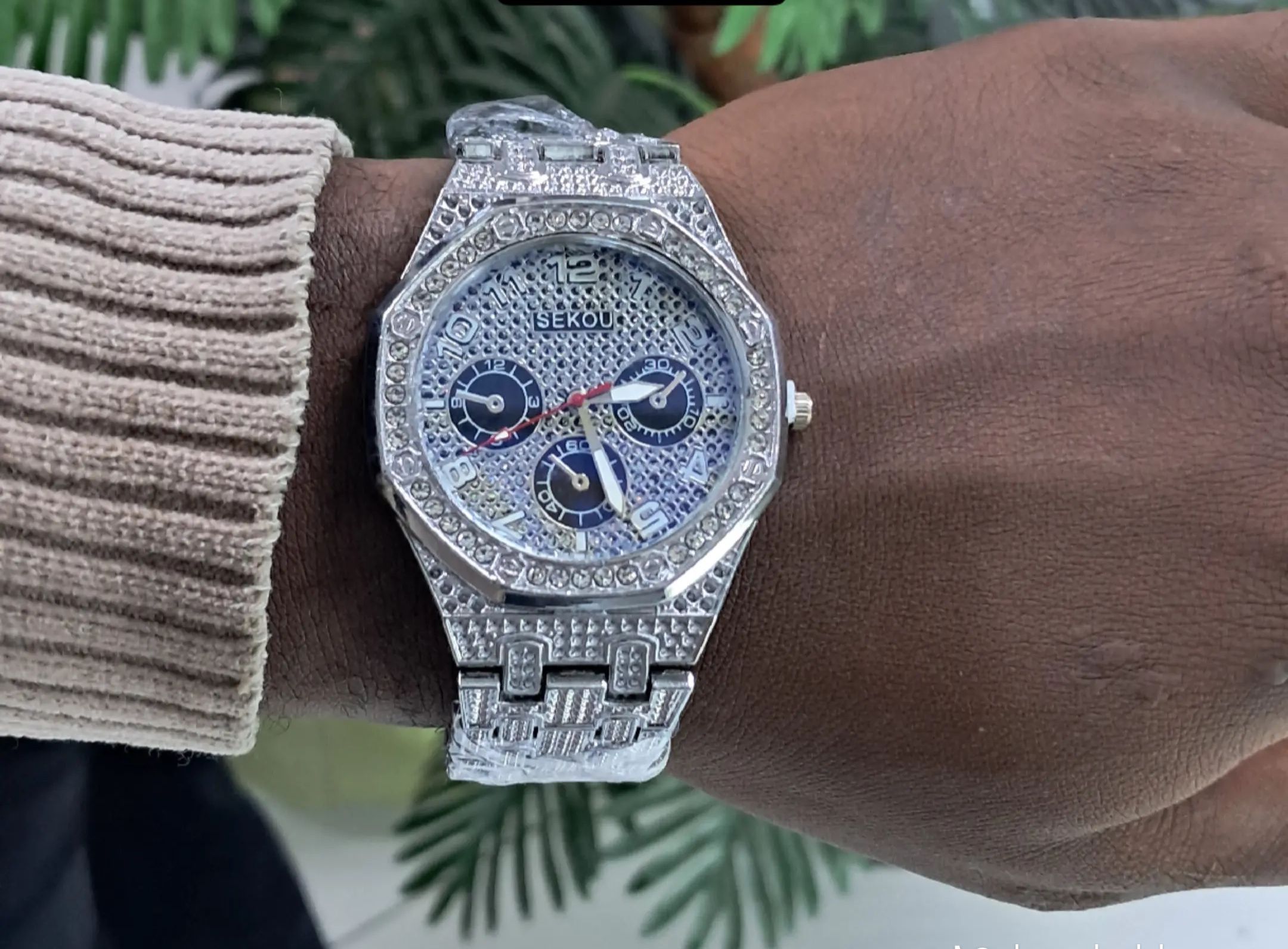 Iced out watch brand new