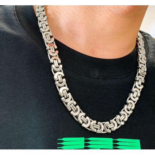 Silver chain necklace jewelry for men cash money sterling steel silver chains necklace gift for men
