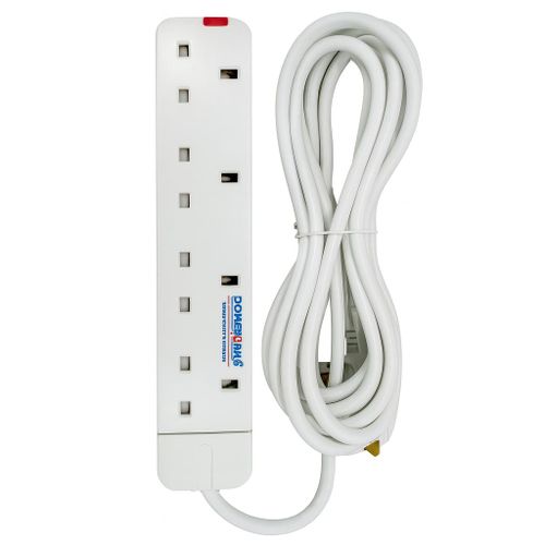 Sundabests Power King Heavy Duty 4-way Power/Socket Extension Cable Charging Outlet extension cable