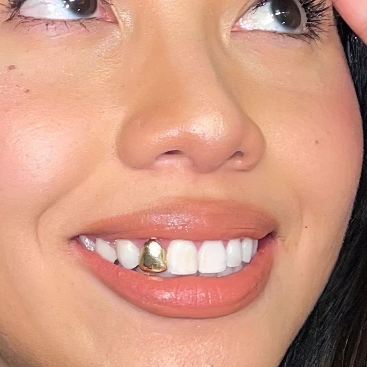 Sterling Silver 925 Grillz Any Teeth Single teeth grillz Single Top tooth mouth Grillz Caps for men women Teeth Mouth Party Accessories jewelries hip hop lover jewelry