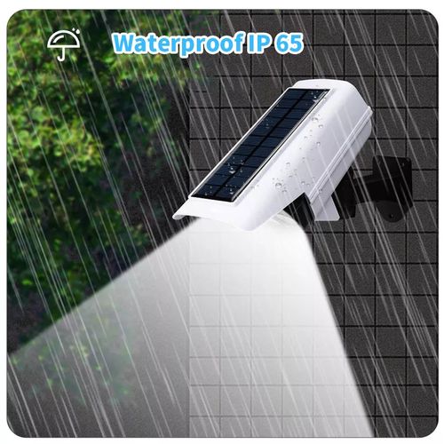 77 LED Solar Flood Light with Motion Sensor – Enhanced Battery Storage, Waterproof, Wireless Security Light for Porch, Garden, Patio – Dummy Camera Decoy (Weatherproof)