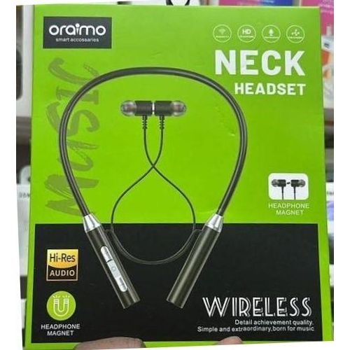 Oraimo Neckband Earphones, Lightweight, Durable & High-Quality Audio, comfortable rubber buds, clear calls with control buttons