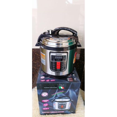 Dessini 6L Electric Pressure Cooker – Fast Cooking Multi-Function Cooker with Safety Lock, Non-Stick Pot & Digital Control – Cook Delicious Meals Within Minutes