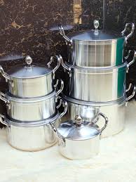 Original Tornado (TC) Cookware Set Sufuria – Durable Nonstick Pots with Free 2 Plastic Serving Spoons & 1 Scotch Pad – Premium Kitchen Cooking Set