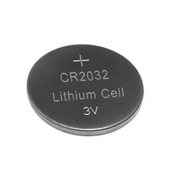CR2032 3V Lithium Button Battery – 65mAh Coin Cell Battery for CMOS BIOS and RTC Backup, Long Lasting Power for Motherboards, Watches, Toys, Calculators and Electronic Devices