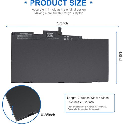 CS03XL Battery for HP Elitebook 840 848 850 745 755 G3 G4 ZBook 15u G3 G4 Series Laptop Battery, 800513-001 800231-1C1 800231-141 CS03046XL CS03 CSO3XL HSTNN-IB6Y HSTNN-UB6S HSTNN-I33C-4