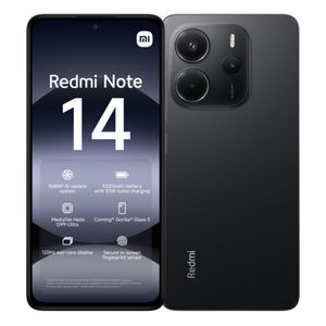 [New Arrival] XIAOMI Redmi Note 14 8GB+256GB 6.67" AMOLED 120Hz Display 108MP Camera 5500mAh Battery IP54 Dust and Splash resistant Fingerprint Unlock 33W Fast Charge Smart Phones