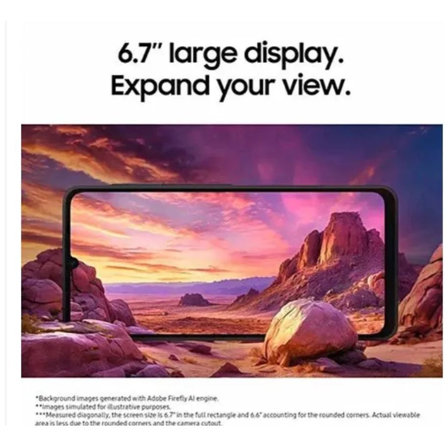 Samsung Galaxy A16 128GB+6GB 6.7" Super AMOLED Display 50MP Triple Camera Android 14 Mediatek Helio G99 5000mAh 25W Type-C Charge Smartphones phone