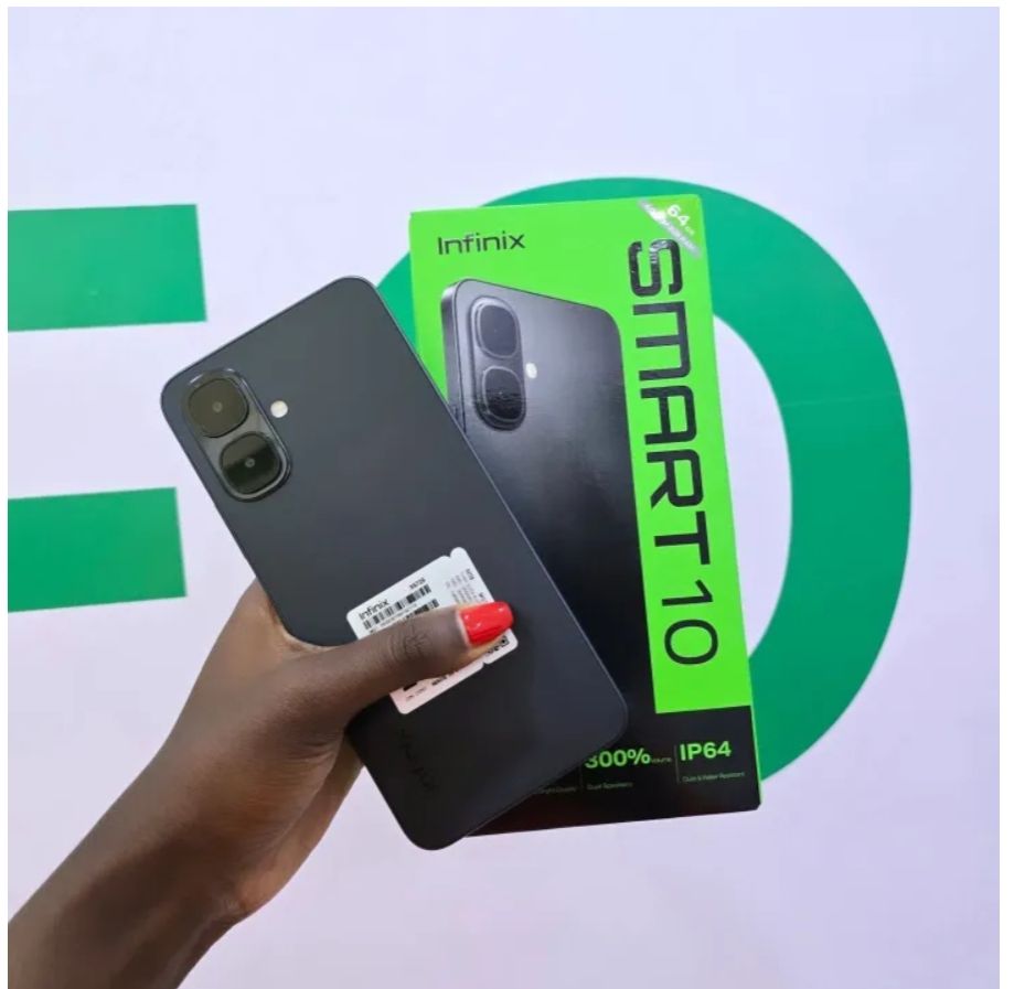 [Flash Sale] Infinix SMART 10 128GB + 8(4+4)GB 6.67" Display Brand New Phone Dual SIM 4G Network 5000mAh Battery With Type-C Charging 8MP Dual Camera Fingerprint Lock Android 15 Smart Phones