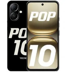[New Arrival] TECNO POP 10 64GB+6(3+3)GB 4G Network 6.67" 120Hz Hole Screen Dual Speakers IP64 Waterproof 13MP 5000mAh 15W Type-C Android 15 Dual SIM Phone Side Fingerprint Unlock phones