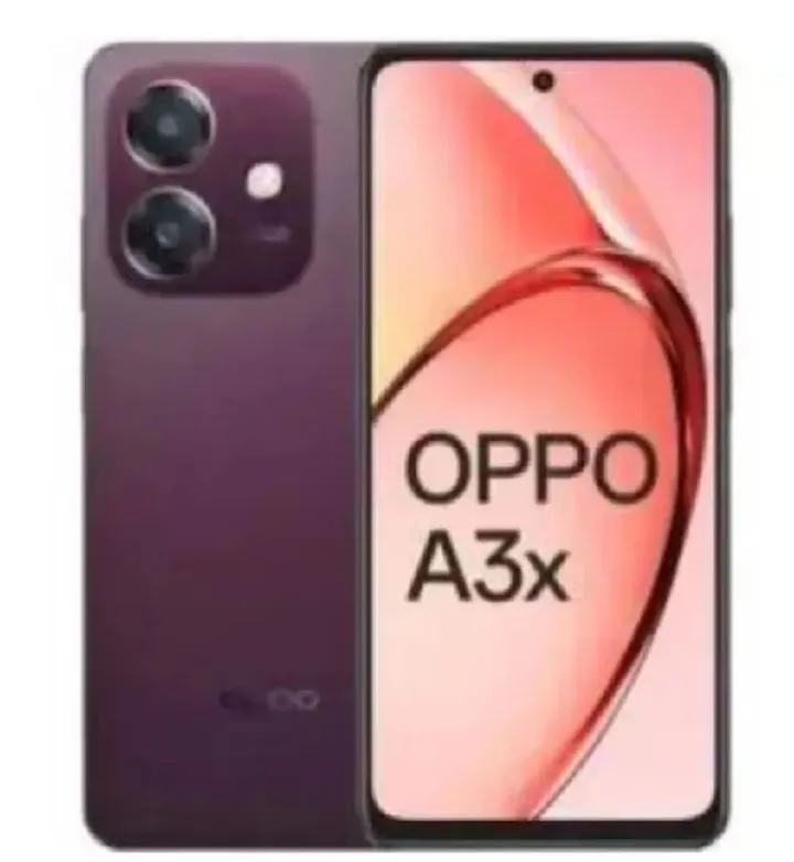 [Brand New] OPPO A3x 4GB RAM+ 64GB ROM 6.67" 90Hz Snapdragon 6s 4G Gen1 Android 14 45W 5100mAh Type-C Charge Smart Phones Side Fingerprint and Face Unlock phone