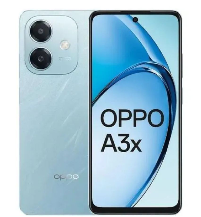 [Brand New] OPPO A3x 4GB RAM+ 64GB ROM 6.67" 90Hz Snapdragon 6s 4G Gen1 Android 14 45W 5100mAh Type-C Charge Smart Phones Side Fingerprint and Face Unlock phone