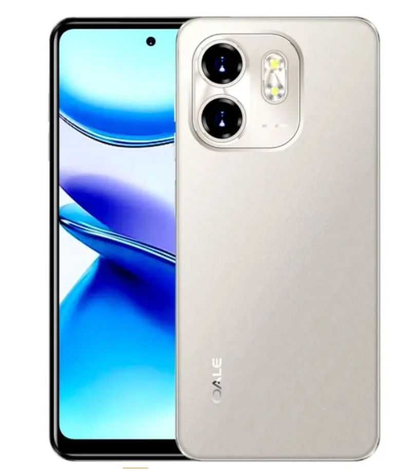 Hot🔥limited deal hurry]Oale Smart 9 64GB+3GB 6.7" 120Hz Display 13MP+8MP Camera 5000mAh Battery 10W Charge IP54 Dust And Water Resistant Fingerprint Unlock MTK Helio G81 Android Smartphone