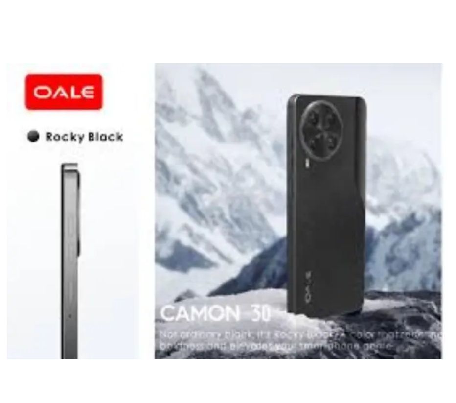 Oale Camon 30 64GB+3GB 6.7" 120Hz Display 13MP+8MP Camera 5000mAh Battery 10W Charge IP54 Dust And Water Resistant Fingerprint Unlock MTK Helio G81 Android Smartphone