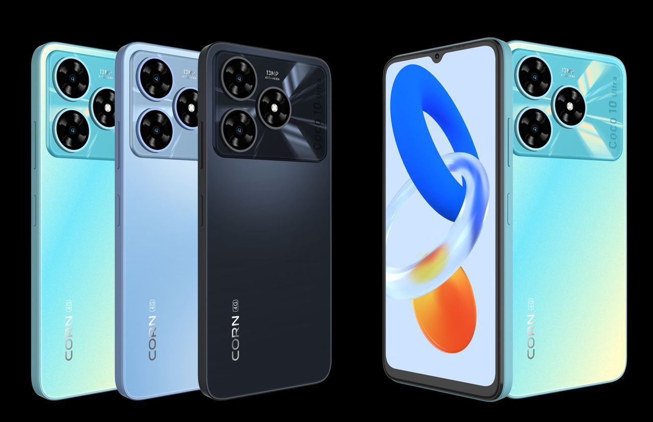 [Hot Deal 🔥]Corn Coco 10 Ultra 4G 128GB+12GB(4+8)GB 5000mAh Battery 6.8 Inches HD+ Screen 13 MP Main camera 8MP Selfie 90Hz refresh rate Type-C Charger Android 14 Phone SmartPhone
