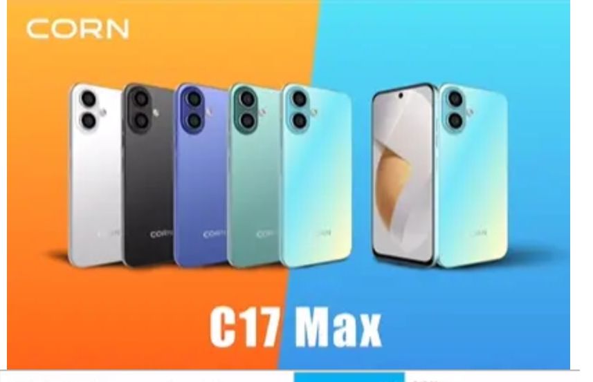 [HotDeal🔥] Corn C17 Pro Max 64GB+5(2+3Extended)GB Ram Unlocked Cell Phone, Android 6.6"HD +WATERDROP SCREEN 13MP Main Camera,8mp Front Camera 5000mAh Dual SIM, Face ID Smart phone