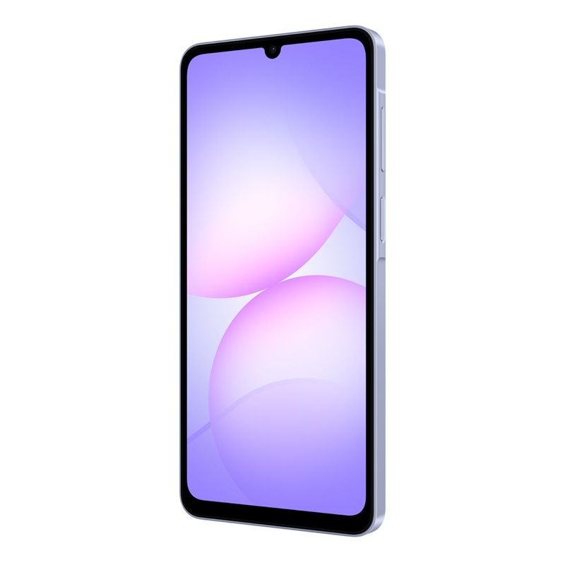 [Super Brand] Samsung Galaxy A07 6.7" 90Hz IPS LCD Display 128GB ROM+4GB RAM 50MP+8MP Camera Android 15 ONEUI 7 5000mAh 25W Battery 2Yrs Wrrty (TYP) DualSim IP54 Side-Fngpt 4G Dualspeakers Smartphone