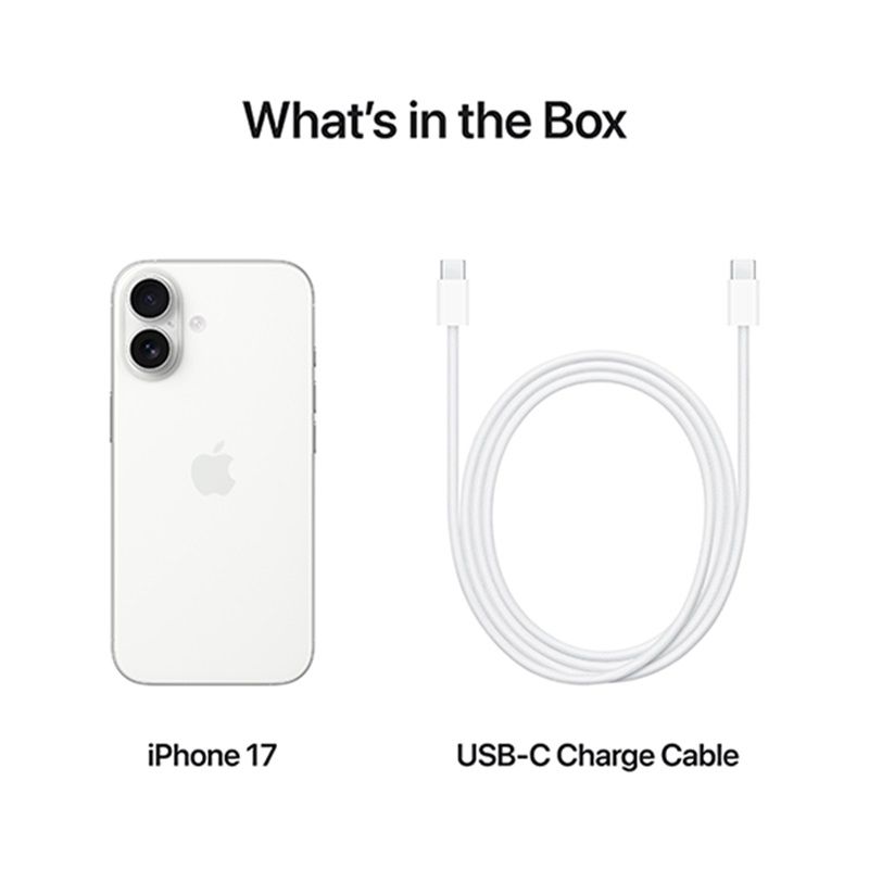 [NEW !!!] Apple iPhone 17 5G 6.3" LTPO Super Retina XDR OLED Display 256GB ROM + 8GB RAM 48MP+18MP 4K@24/25/30/60fps Camera Apple A19 Chip iOS 26 3692mAh 25W Batt Wrrty Face ID Type-C eSIM+SIM Phone