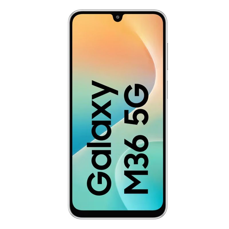 [Brand New] Samsung Galaxy M36 5G 6.7" 120Hz Super AMOLED Display 6GB RAM+128GB ROM 50MP+13MP 4K@30fps Camera Exynos 1380 Chipset 5000mAh 25W Batt Android 15 ONEUI 7 Fingprt Type C DualSIM Smartphone