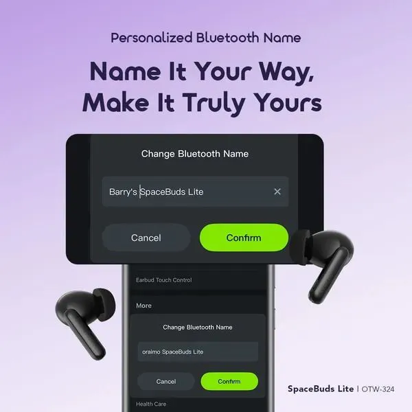 [Super Brand]Oraimo SpaceBuds Lite OTW-324 Sound360 Anti-Lost True Wireless Earbuds