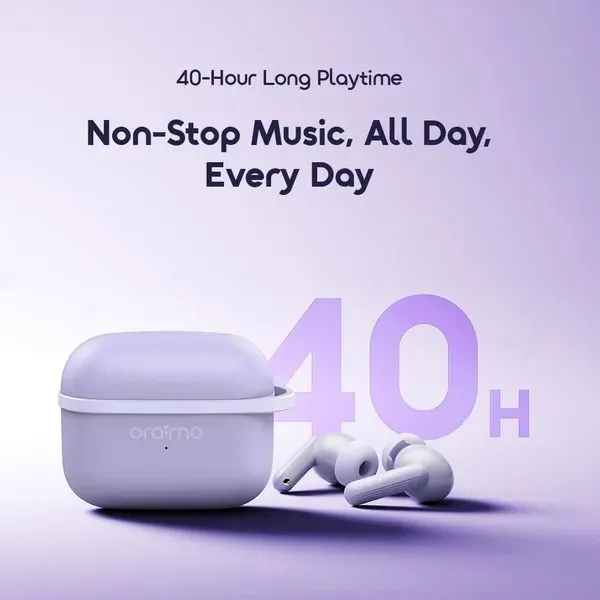 [Super Brand]Oraimo SpaceBuds Lite OTW-324 Sound360 Anti-Lost True Wireless Earbuds