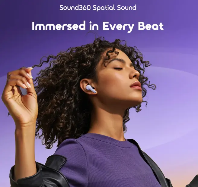 [Super Brand]Oraimo SpaceBuds Lite OTW-324 Sound360 Anti-Lost True Wireless Earbuds