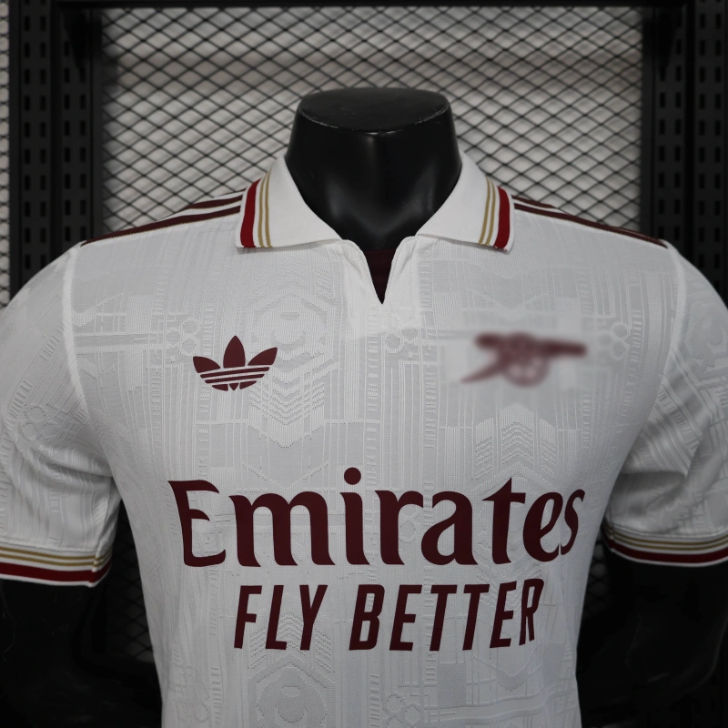 { Player Version } New season Arsenal 25/26 Away Authentic Jersey Arsenal Jersey Arsenal Away Kit Jersey Men Team Jersey Quality player version jersey White jersey