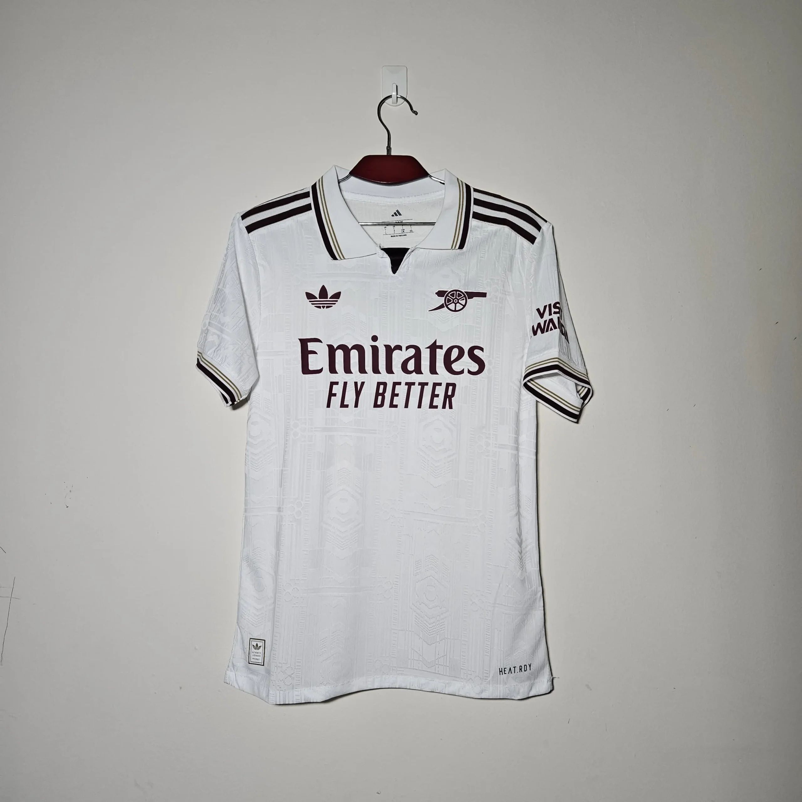 { Player Version } New season Arsenal 25/26 Away Authentic Jersey Arsenal Jersey Arsenal Away Kit Jersey Men Team Jersey Quality player version jersey White jersey