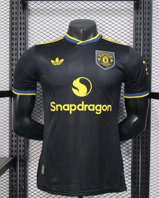 { Player Version } New season Manchester United 25/26 Away Authentic Jersey Manchester United Jersey Manchester United 3rd Away Kit Jersey Men Team Jersey Quality player version jersey