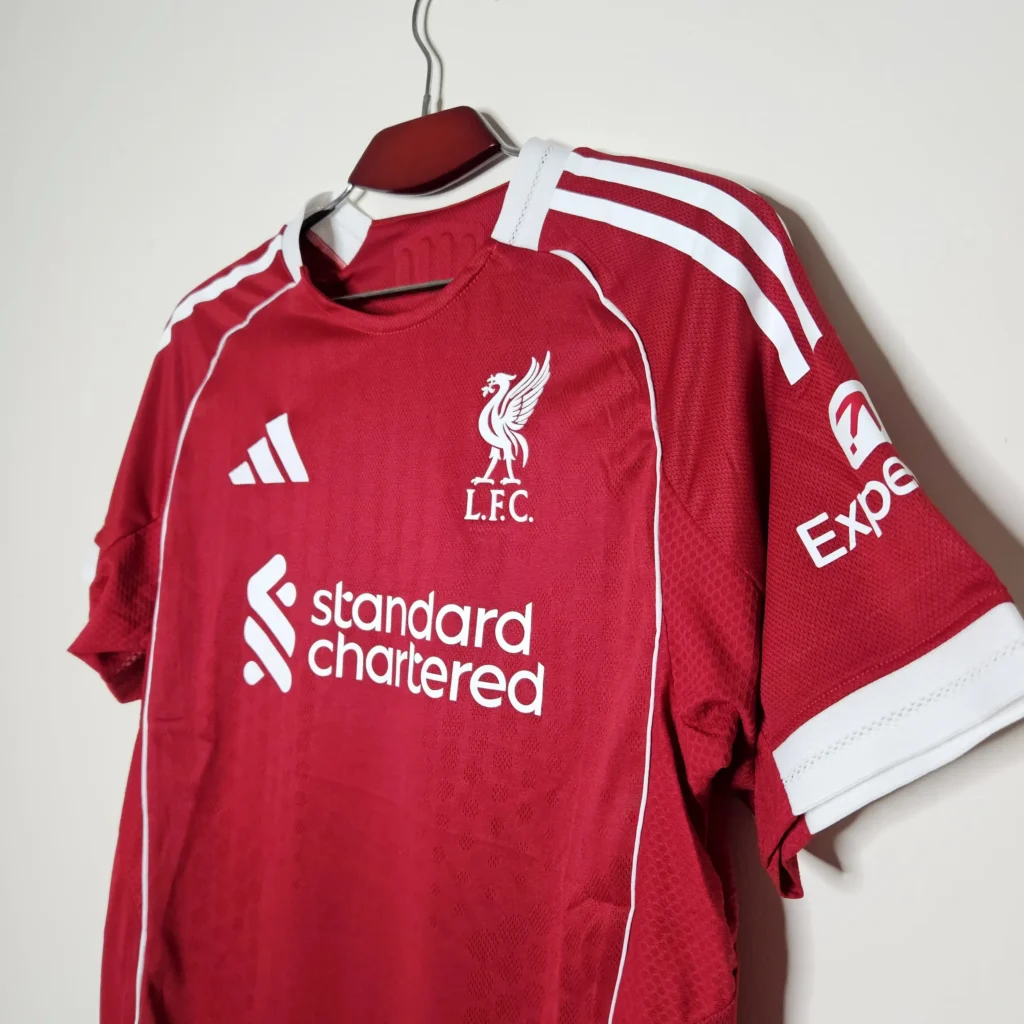 { Player Version } New season Liverpool 25/26 Home Authentic Jersey Liverpool Jersey Liverpool  home Kit Jersey Men Team Jersey Quality player version jersey