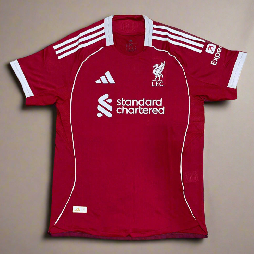 { Player Version } New season Liverpool 25/26 Home Authentic Jersey Liverpool Jersey Liverpool  home Kit Jersey Men Team Jersey Quality player version jersey