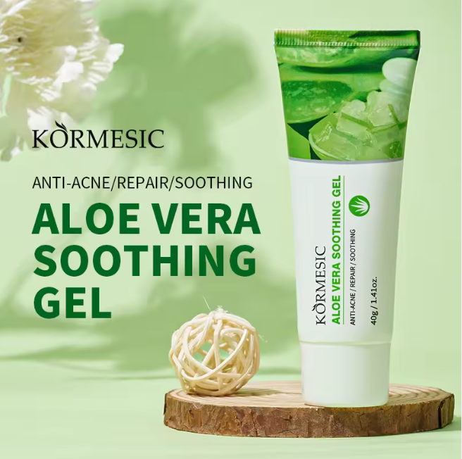 KORMESIC Brightening Gel Aloe Vera Face Cream Natural Organic 99% Pure Aloe Vera Gel Anti-acne repair soothing alternative for sadoer and Dr Rashel. Promotes skin regeneration and repair, acne prone