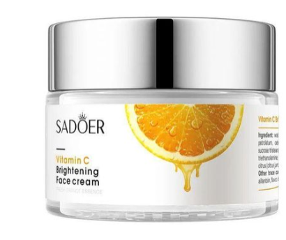 SADOER Vitamin C Face Cream infused with Vitamin C extract Removes Dark Spots Moisturizing Anti-Aging Firming Skin Care 50g Works Same as L'Oreal and Nivea anti-Aging Anti-Wrinkles Cream for radiance