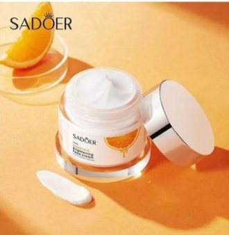 SADOER Vitamin C Face Cream infused with Vitamin C extract Removes Dark Spots Moisturizing Anti-Aging Firming Skin Care 50g Works Same as L'Oreal and Nivea anti-Aging Anti-Wrinkles Cream for radiance