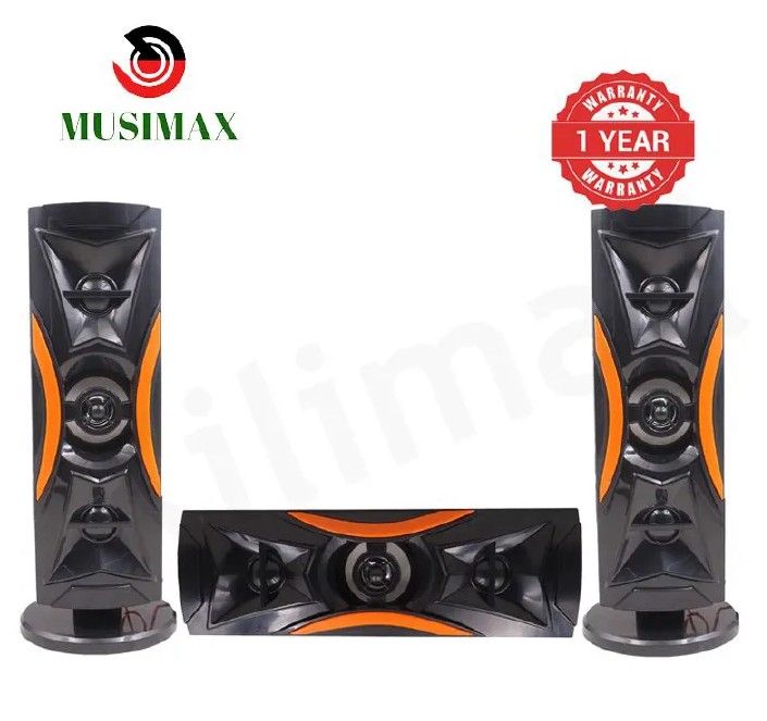 MUSIMAX LM-1108 3.1-CHANNEL HOME THEATER SPEAKER SYSTEM WITH POWERFUL 12000W PMPO