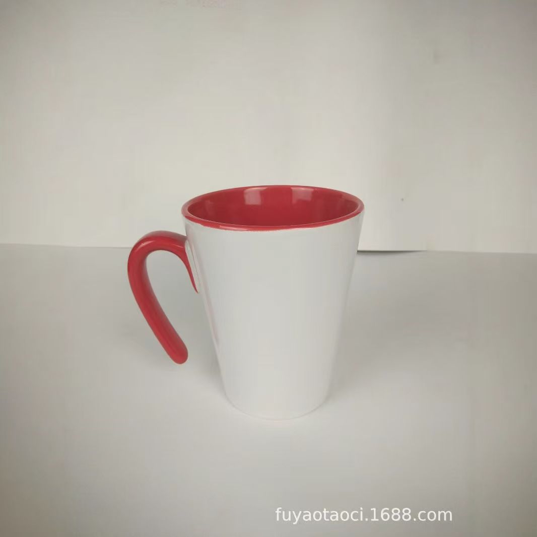 Coffee Mugs Set of 6,  Ceramic Coffee Cups with Comfortable classy Handle, Classic White Mug for Men and Women, Tea Cup Set for Latte, Cappuccino, Milk, Dishwasher and Microwave Safe