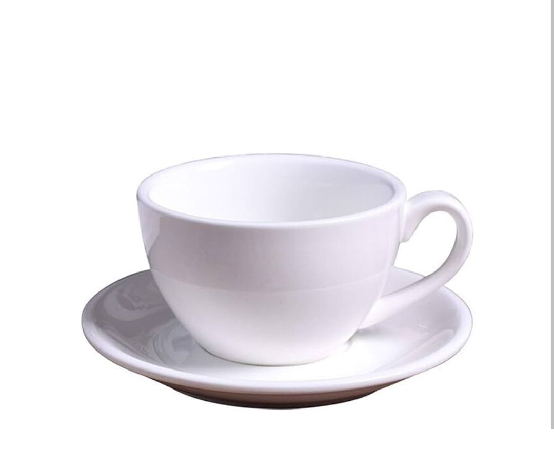 12 piece classy ceramic cups with saucer Set Of 6 Swags Cups White Ceramic Mug Coffee Cup And Saucer Set Milk Tea Cups Wave Coffee Mug Office Afternoon Tea Cup Milk Cups Tea Mugs