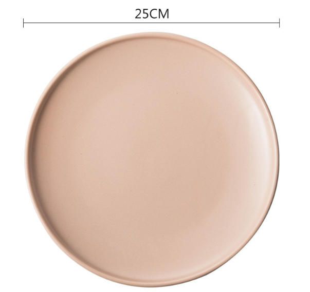 12 Pcs Ceramic Dinnerware Set Includes 4 Dinner Plates 4 Side Plates 4 Bowls. Elegant Minimalist Design, Durable and Easy to Clean