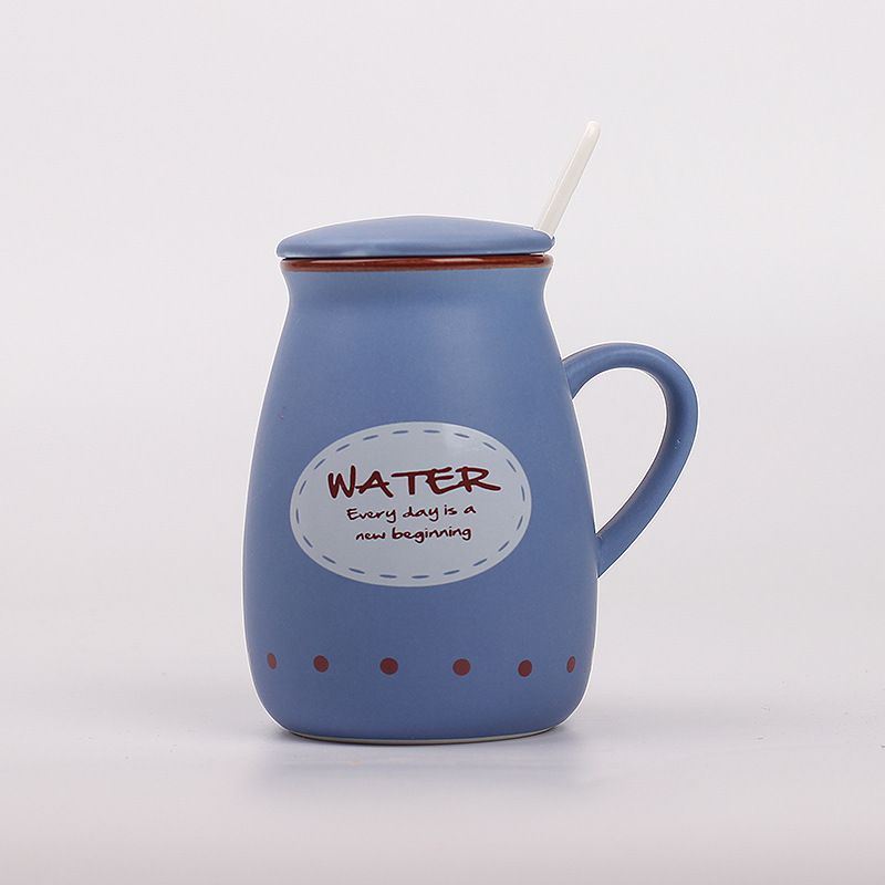 🔥PRICE OFFER🔥🌽ONLY AT KILIM🌽 ceramic milk mug, adding a touch of rustic charm to your kitchen.📦 Order now and enjoy your favorite drinks in style!withlid