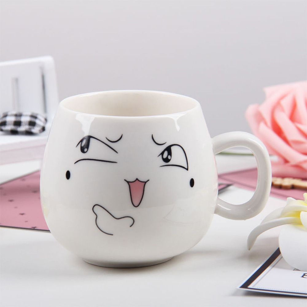 🔥PRICE OFFER🔥🌽ONLY AT KILIM🌽☕ 6pcs Cartoon Expression Ceramic Coffee Mugs – Fun & Stylish Bring fun to your tea or coffee time with this set of 6 ceramic mugs featuring playful facial expressions.