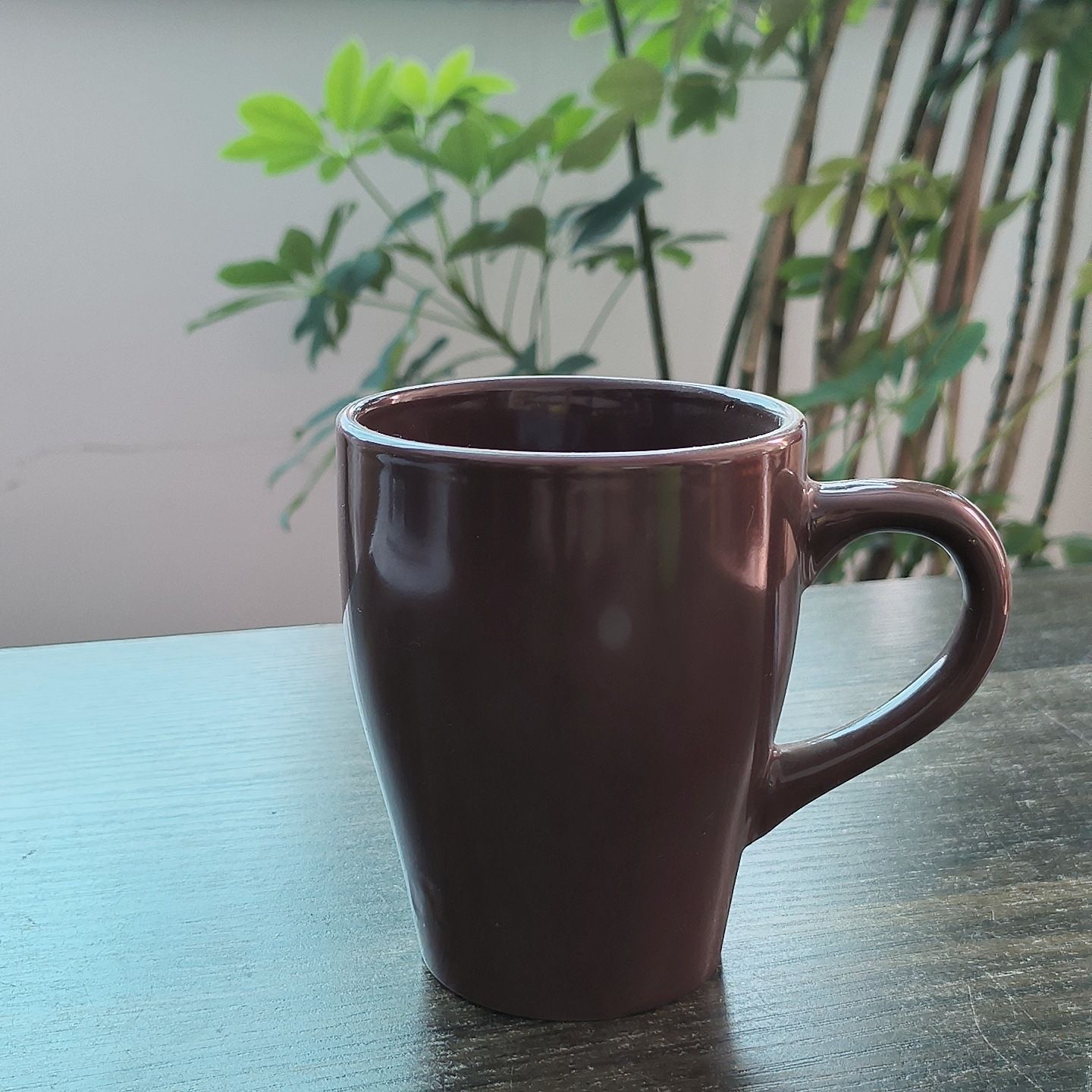 6 Pcs Classic Ceramic Cups/mugs.Blue💙Elevate your sipping experience with this elegant ceramic mug featuring a V shaped design. Perfect for coffee, tea, or hot chocolate,