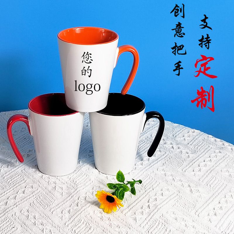 Coffee Mugs Set of 12,  Ceramic Coffee Cups with Comfortable classy Handle, Classic White Mug for Men and Women, Tea Cup Set for Latte, Cappuccino, Milk, Dishwasher and Microwave Safe