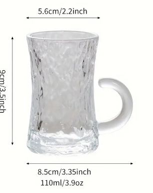 🔥PRICE OFFER🔥🌽ONLY AT KILIM🌽Clear Textured Glass Cup Stylish & Modern Drinkware
Bring elegance and simplicity to your table with this clear textured glass cup set.