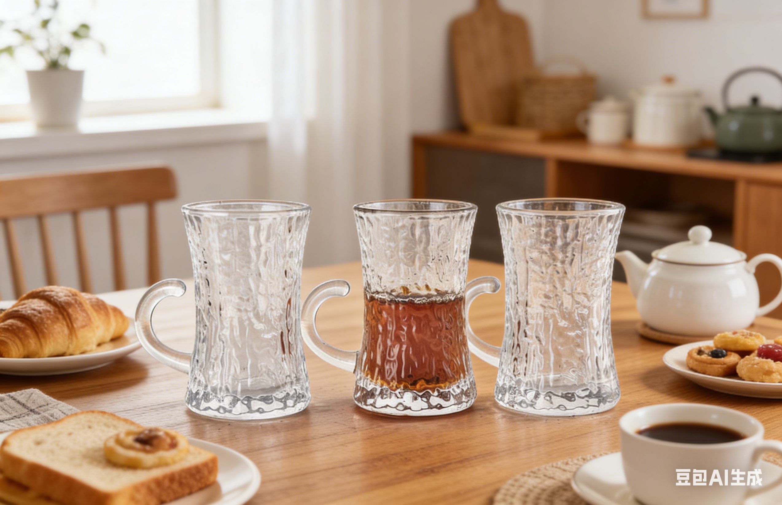 🔥PRICE OFFER🔥🌽ONLY AT KILIM🌽Clear Textured Glass Cup Stylish & Modern Drinkware
Bring elegance and simplicity to your table with this clear textured glass cup set.