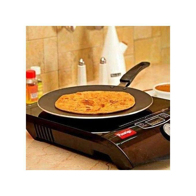 Non-Stick Flat Chapati Pan. Cook perfect, evenly browned chapatis every time with the Non-Stick Flat Chapati Pan — a kitchen essential built for performance, durability, and healthy cooking. Spiral Bo