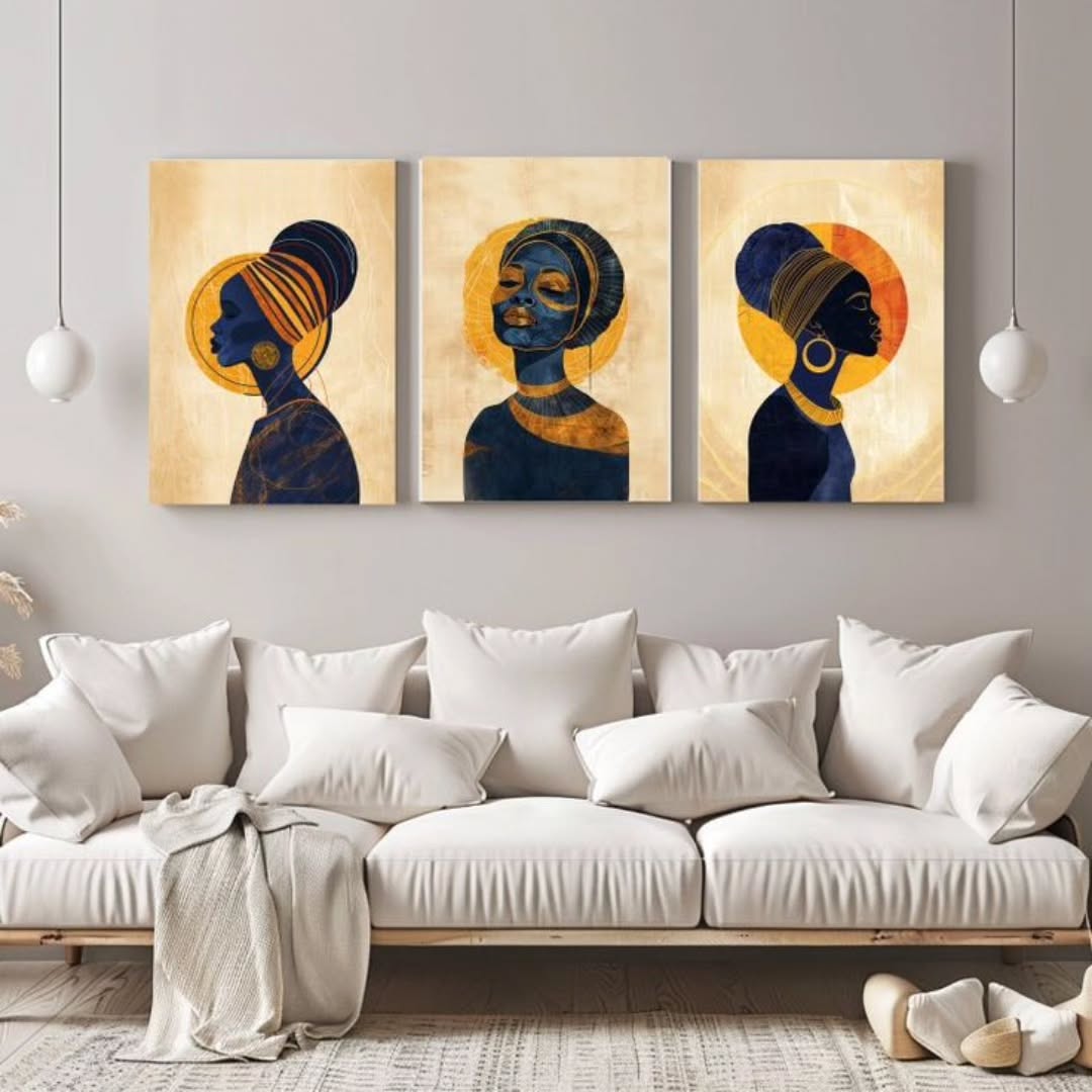 Wall art Modern  Abstract Canvas Set- Stylish Home decor For Living Room, Bedroom and Office. Grab yours and turn your wall into a surface that turns heads.