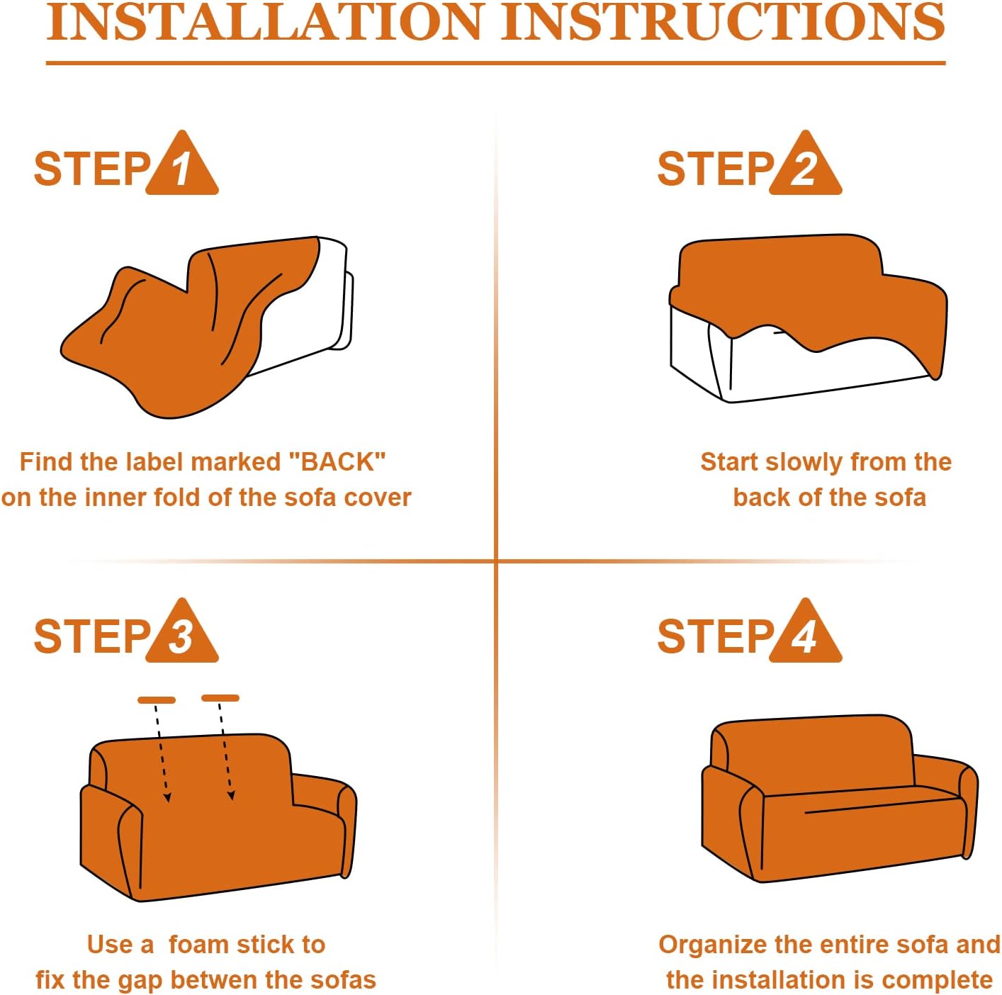 1/2/3/4 Seater Five Solid Colours Stretch Sofa Slipcover Sofa Covers for Kids Furniture Protection Fabric Pattern Elastic Chair Armchair Couch Cover Single Double Triple Quadruple With free pillowcase