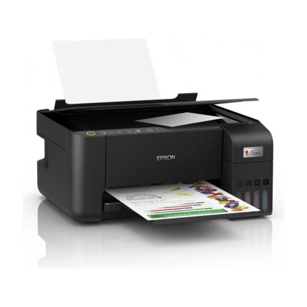 {With inks} Brand New Epson Office Printer | Epson L3250 ECOTANK Printer Black in Color, Print, Scan, Copy and Wireless| All in one Office Printer | Portable and Easy to Install and Print