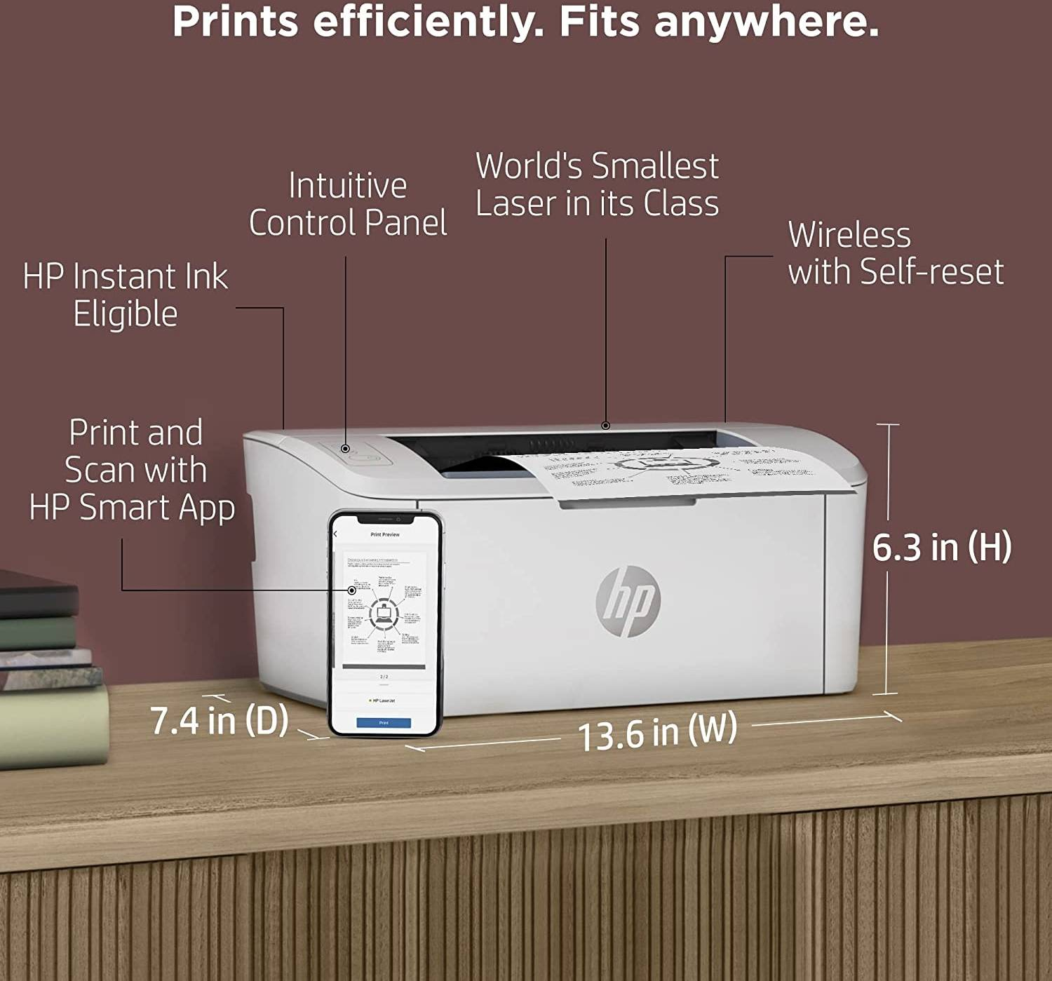 (FREE PRINTER CABLE) BRAND NEW HP LASERJET M111W PRINTER (7MD68A) | PRINT ONLY | FAST LASER PRINTER | WIRELESS AND USB INTERFACE | MONOCHROME PRINTER (BLACK AND WHITE) | FREE PRINTER CABLE