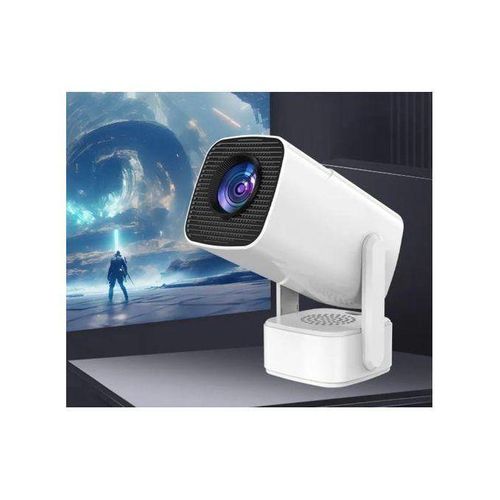 HY800 18000 Lumens 4K Ultra HD 1080P Smart Android WiFi Bluetooth 5.1 Projector with Built-In Speaker, HDMI USB Interface, High Resolution Portable Home Theater Cinema Mini Projector 1920*1080 FHD